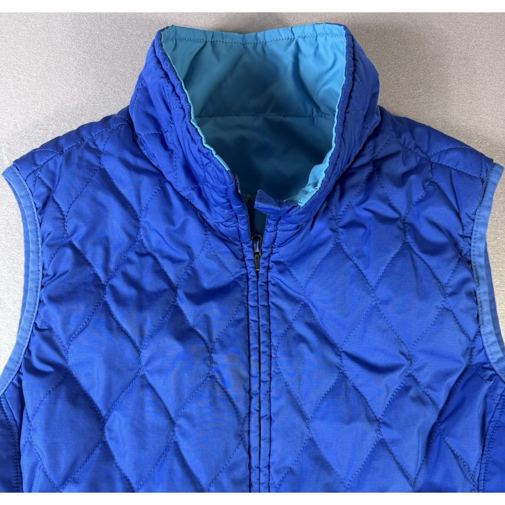 LL Bean‎ Women's Puffer Vest Size Small Blue